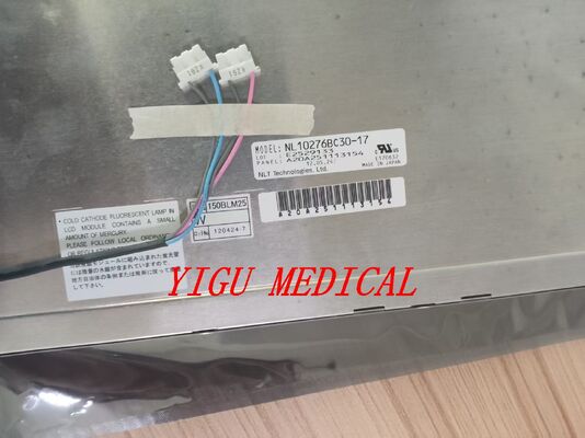 IntelliVue MP60  monitor LCD  display with 2 wire  PN NL10276BC30-17 Patient monitior LCD display