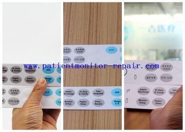 GE B30 Patient Monitor Silicon Keypres PN 2039786-001B1CN Button Sticker M1002328EN Patient Button Panel