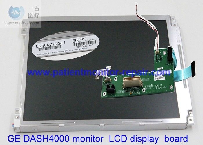 GE DASH4000 Bộ phận sửa chữa màn hình bệnh nhân Màn hình LCD Màn hình hiển thị sắc nét PN LQ104V1DG61